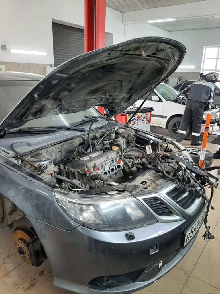 Замена двигателя Saab 9-3 в Анапе