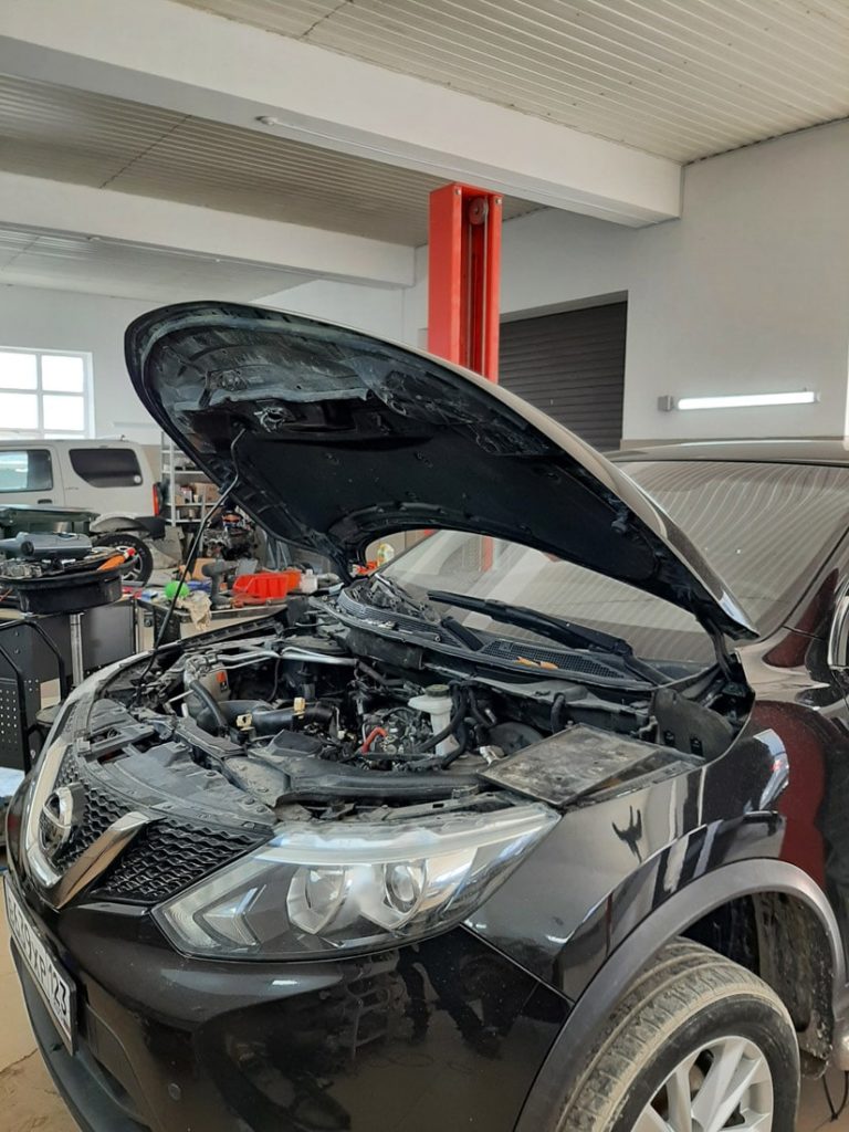 Замена цепи ГРМ Nissan Qashqai 2018 в Анапе