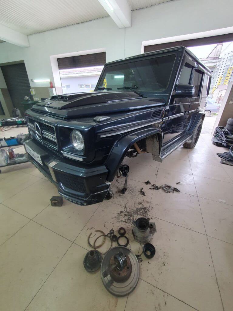 Обслуживание ходовой и тормозов Mercedes-Benz G в Анапе